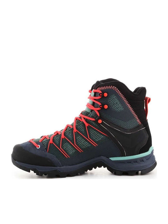 Salewa MTN Trainer Lite Mid GTX Women's Hiking Waterproof Boots with Gore-Tex Membrane Green