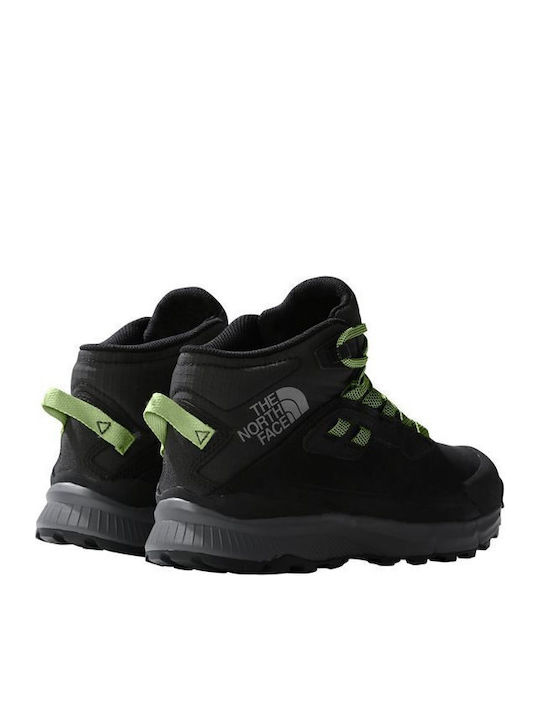 The North Face Cragstone Leather Mid Tnf Women's Hiking Boots Tnf Black Vanadis Grey