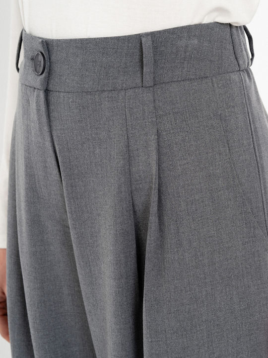 Pantaloni largi dama Philosophy Gri