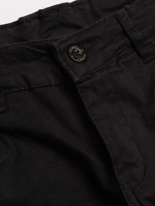 Kinderhose Stoff Schwarz