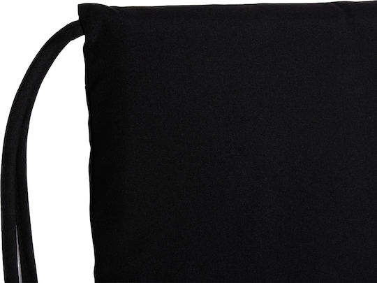 HomeMarkt Μαξιλάρι Καρέκλας Κήπου Μαυρο 41x43εκ.