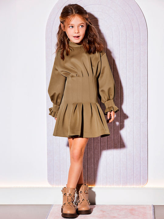 Rochie pentru fete Camel