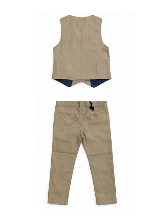 Kids Beige Vest