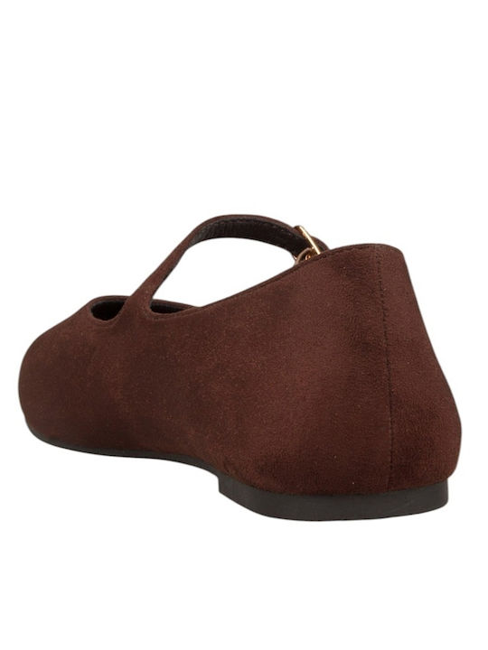 Damen Ballerinas Braune