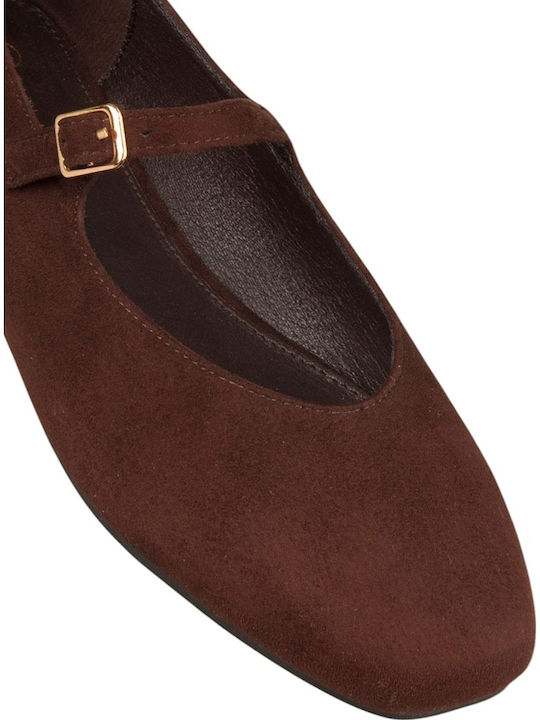 Damen Ballerinas Braune