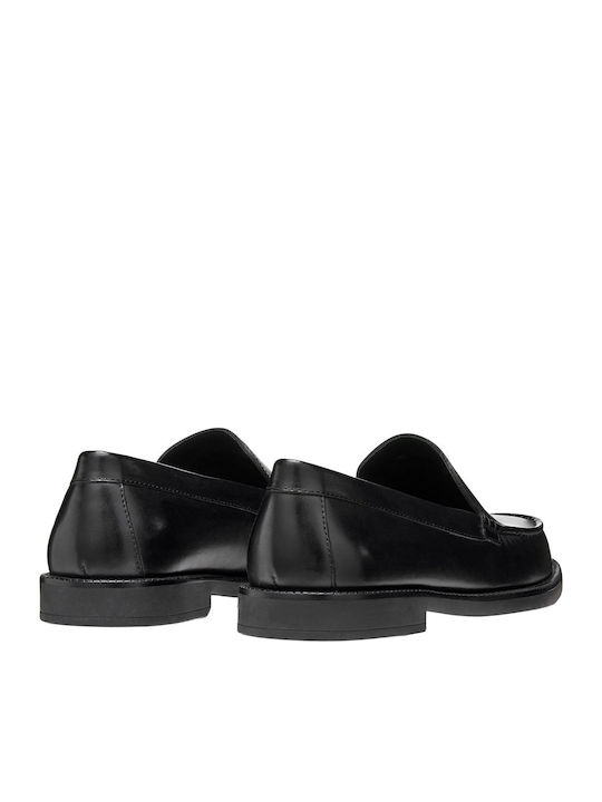 Recanati Leder Herren Mokassins in Schwarz Farbe