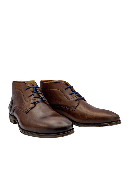 Leather Men's Boots Tabac Brown