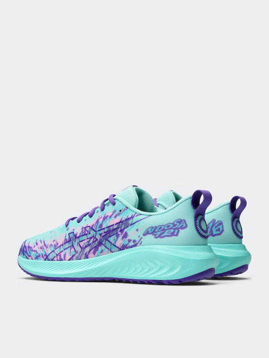 Gel-Noosa Kids Sports Shoes Running with Laces Green