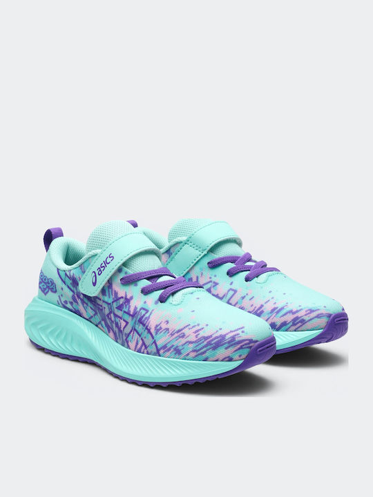 Gel-Noosa Kids Sports Shoes Running with Hook & Loop Closure Green