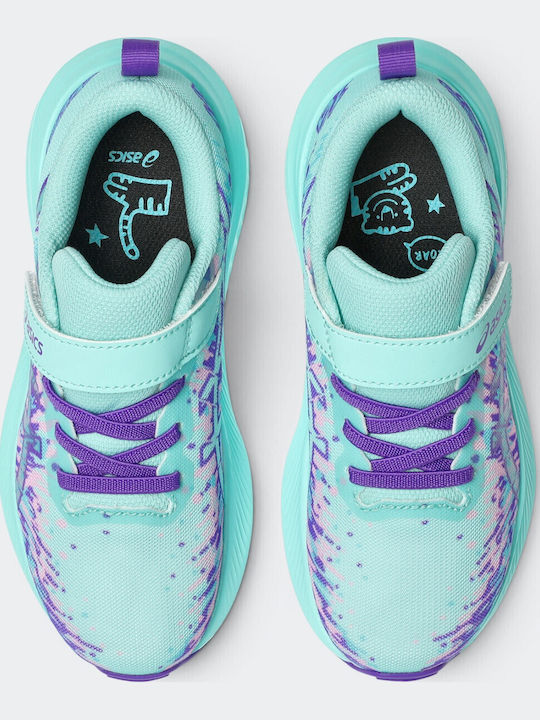 Gel-Noosa Kids Sports Shoes Running with Hook & Loop Closure Green