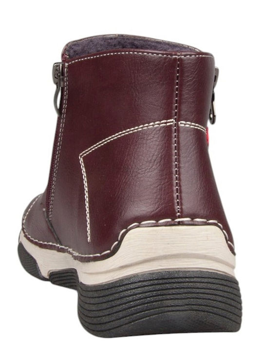 Women's Ankle Boots Red