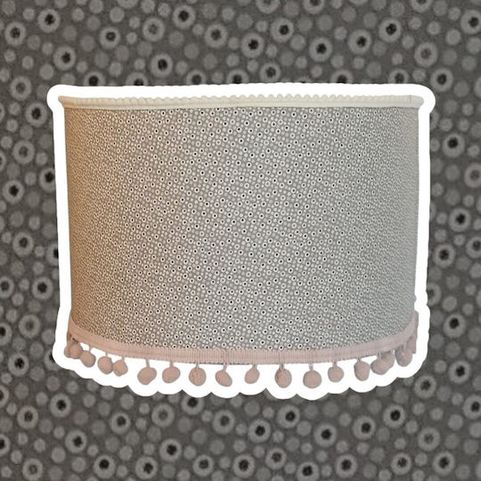 Mini Deckenleuchte Braun mit Lampenbirnensockel E27 35x20cm