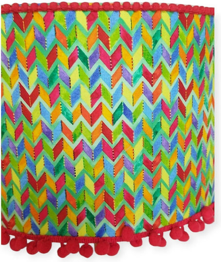Oxygen Deckenleuchte Grün mit Lampenbirnensockel E27 35x25cm