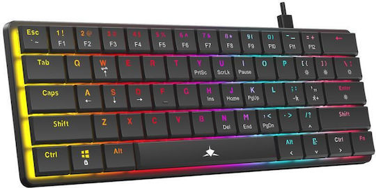 White Shark MECH Gaming Mechanical Keyboard 60% with RGB Lighting (English US)