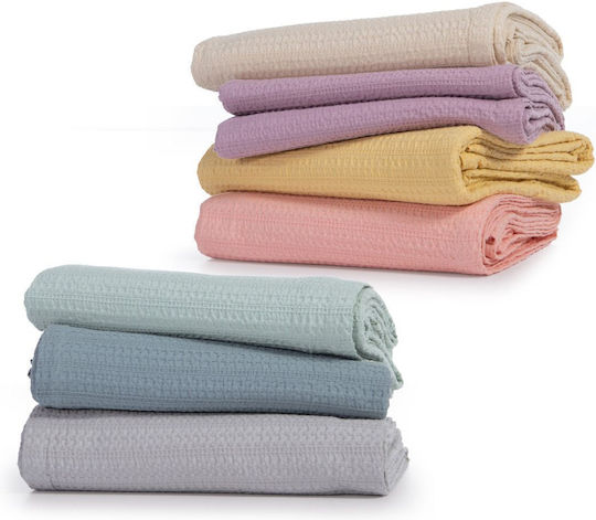 Nef-Nef Homeware Cool Κουβέρτα Πικέ Υπέρδιπλη 220x240εκ. Sand