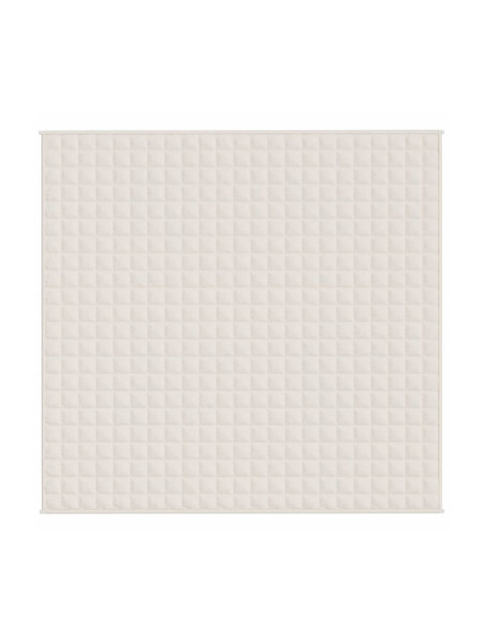 Vidaxl Gravity Blanket Light Cream 220 X 240 Cm 11 K Fabric