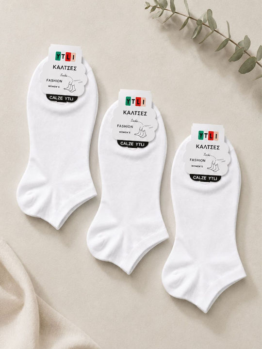 YTLI White Socks 3Pack YTLI White Socks 3Pack