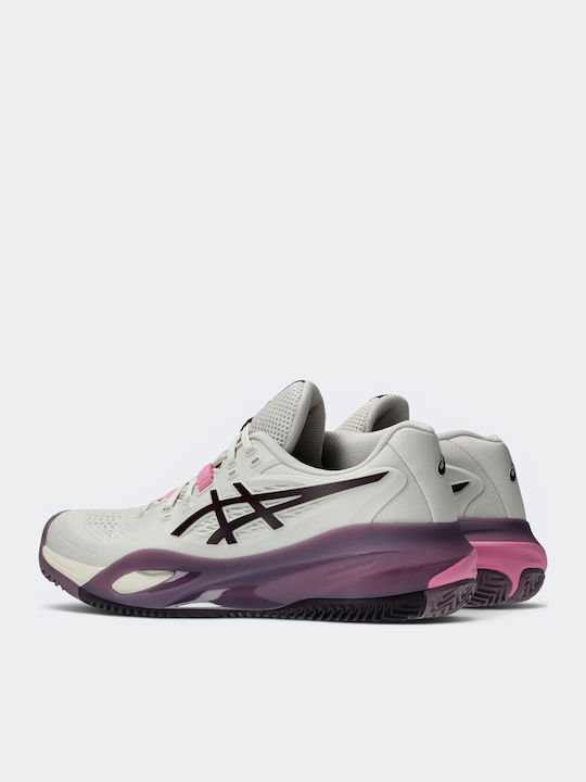 ASICS Gel-Resolution X Women's Tennis Shoes for Clay Courts Grey