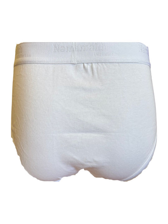 Мъжки слипове Бели с Отпечатани 2Pack