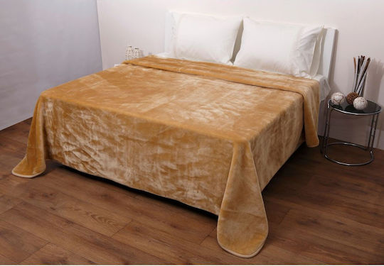 Anna Riska Velvet Blanket Queen 220x240cm Grey