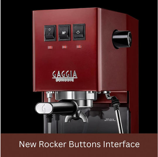 Gaggia Classic Evo V24 Μηχανή Espresso 1300W Πίεσης 15bar 2023 RI9481/12