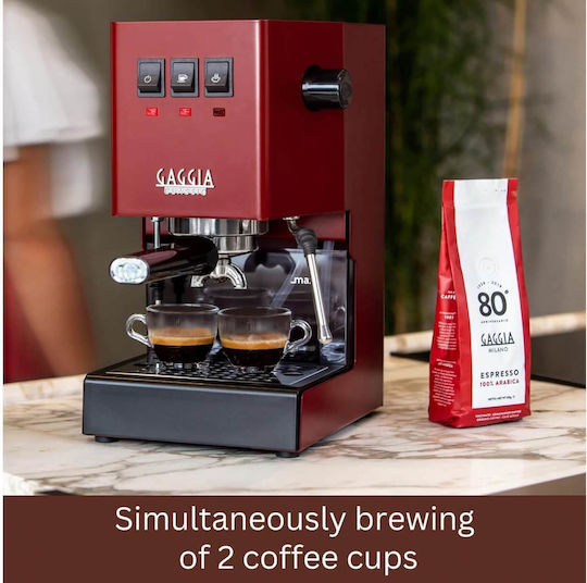 Gaggia Classic Evo V24 Μηχανή Espresso 1300W Πίεσης 15bar 2023 RI9481/12