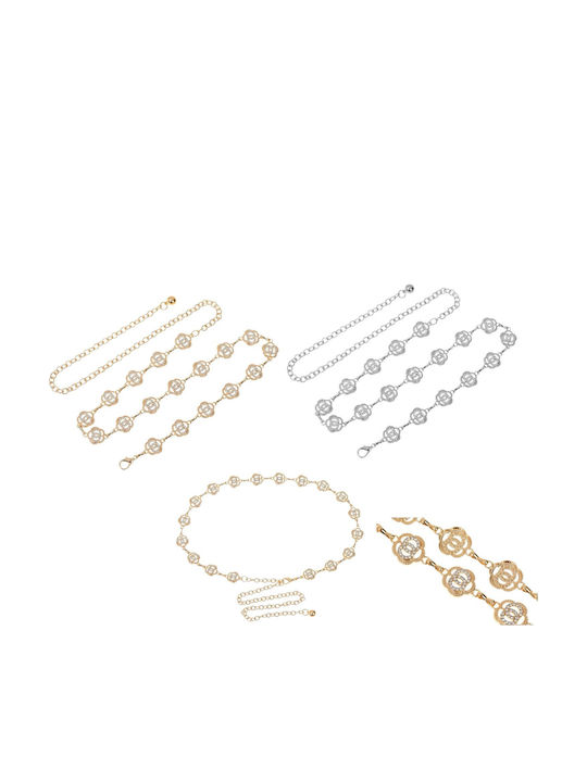 Damen Gürtel Kette Silber