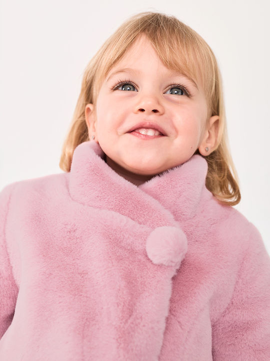 Kinderjacken & Winterjacken  Kurze Rosa Pelze