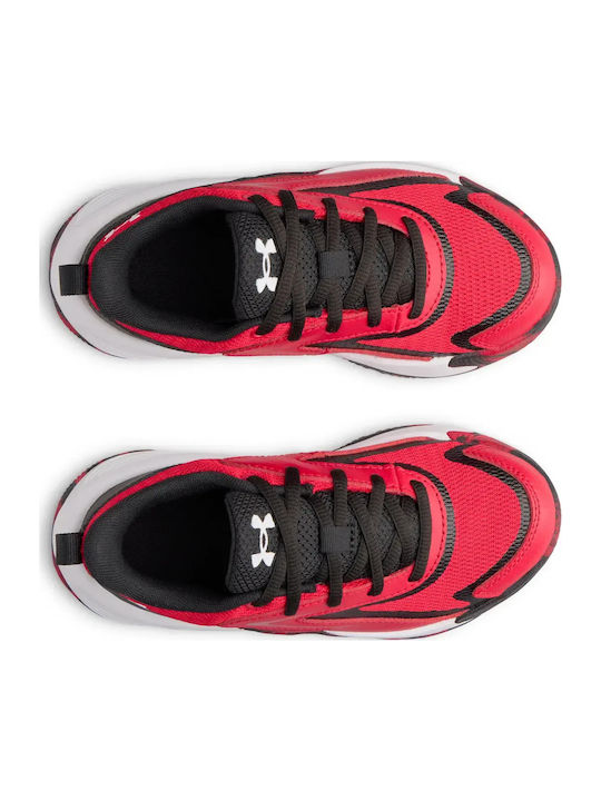 Kids Sports Shoes Basketball with Laces Red