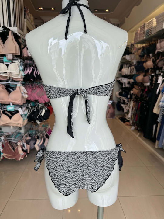 Bikini Set Grey Print