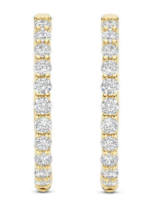 Ti Sento Silver Hoop Earrings