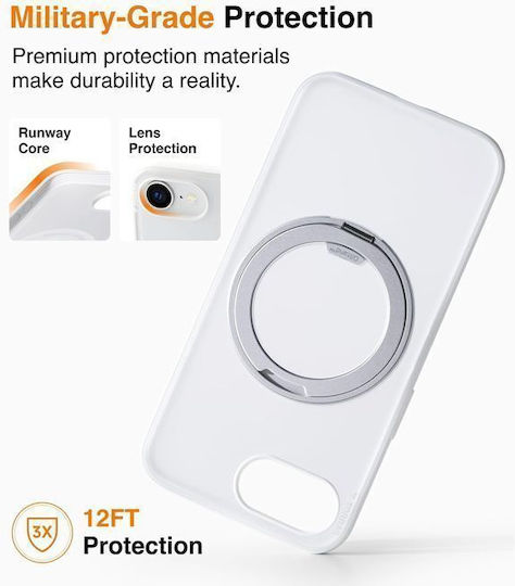 Torras Задна Корица Силиконова Бяла (iPhone 17e / 16e)