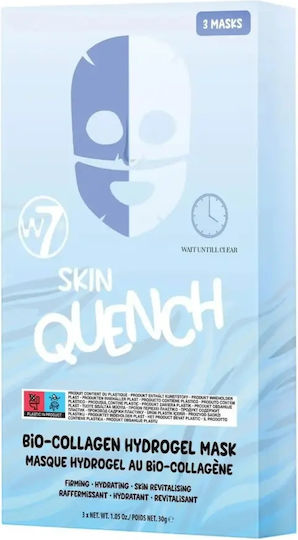 Skin Quench Bio Collagen Hydrogel Face Mask 3 Pack W7