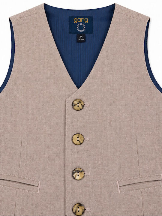 Kids Brown Sugar Brown Vest