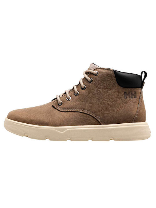 Pinehurst Leder Braune Herrenstiefel Wasserdicht