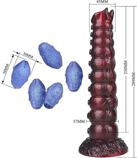 Power Monsters Inflatable Dildo With Suction Cup Purple