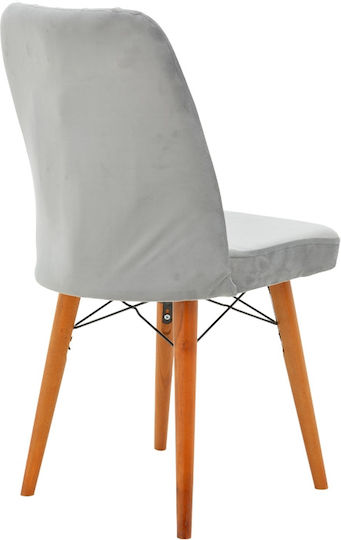 Woodwell Vespera I Текстилна седалка 45x52x95cm Сива