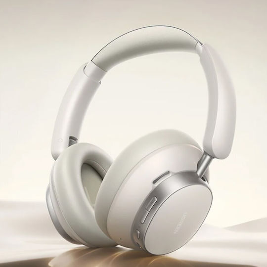 Ugreen HP206 Studio Pro Wireless / Wired Over Ear Headphones with 120 hours of Operation and Quick Charge White