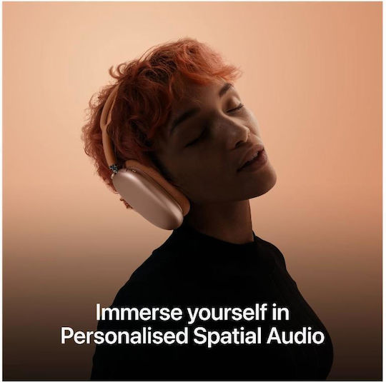 AirPods Max (2024) Wireless / Wired Over Ear Headphones with 20 Hours Playing Time Orange