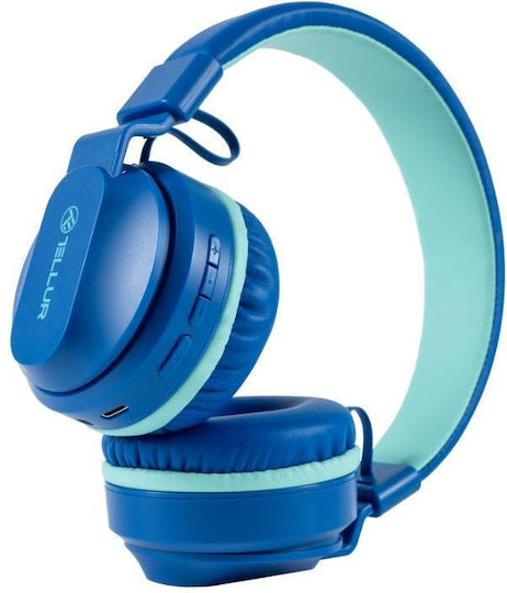 Tellur Buddy Безжични / Жични On Ear Слушалки с 25 часа Работа Сини