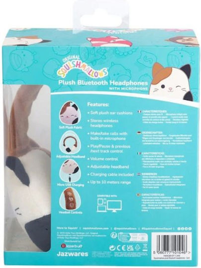 Jazwares Cameron Ασύρματα / Ενσύρματα Over Ear Ακουστικά με 5 ώρες Λειτουργίας Καφέ
