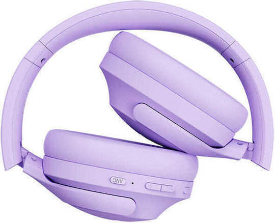 Wireless / Wired Over Ear Headphones Purple