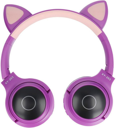 XY-203 Kabellose Bluetooth Am Ohr Kopfhörer mit 7 Stunden Betriebszeit Lila