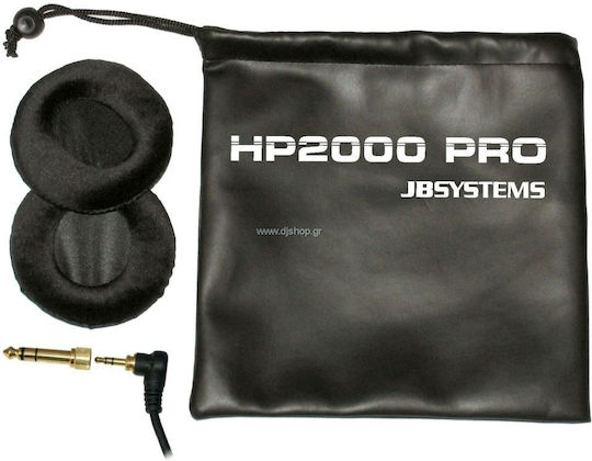 Jb Systems HP2000 Pro Жични Over Ear Слушалки Black / Silver