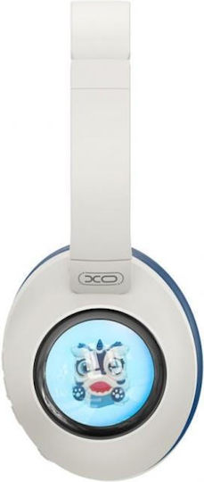 XO BE43 Wireless / Wired Over Ear Headphones with 4.5 hours of Operation Blue