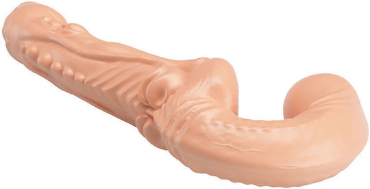 Baile Emma Textured Double Penetration Strap-on Flesh