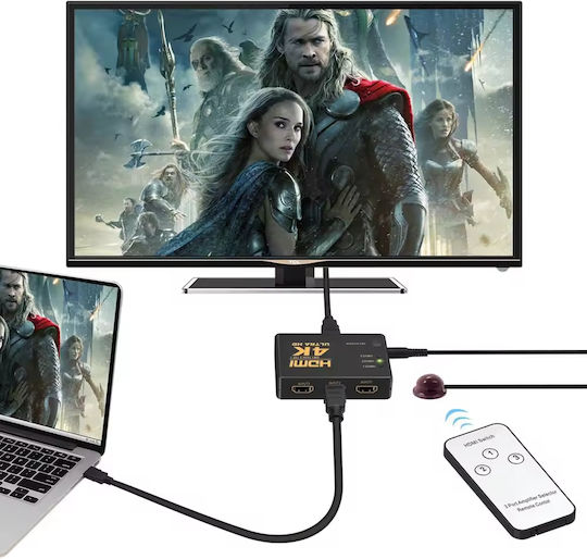 ATC 3in 1out 4K X 2K Remote HDMI Switch 02.001.0083