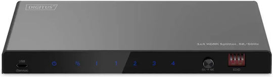 Digitus HDMI-Splitter 1 Eingang zu 4 Ausgängen DS-55340