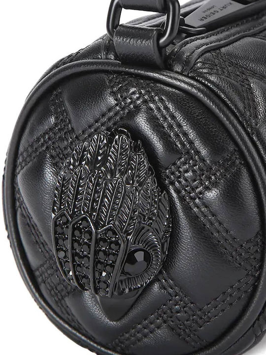 Kensington Leather Women's Barrel Bag Black