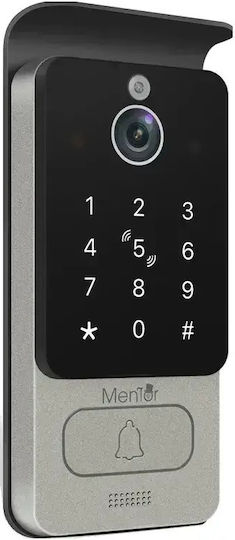 Smart Video Interfon Mentor Svk4102w 4 Fire Wi-Fi Card Pin Tuya App 10 Inch Ips Dvr Fhd 2mp Ip66 Alb